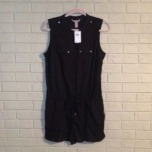 NWT Banana Republic Black Romper
